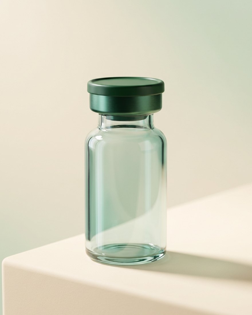Unlabeled medication vial